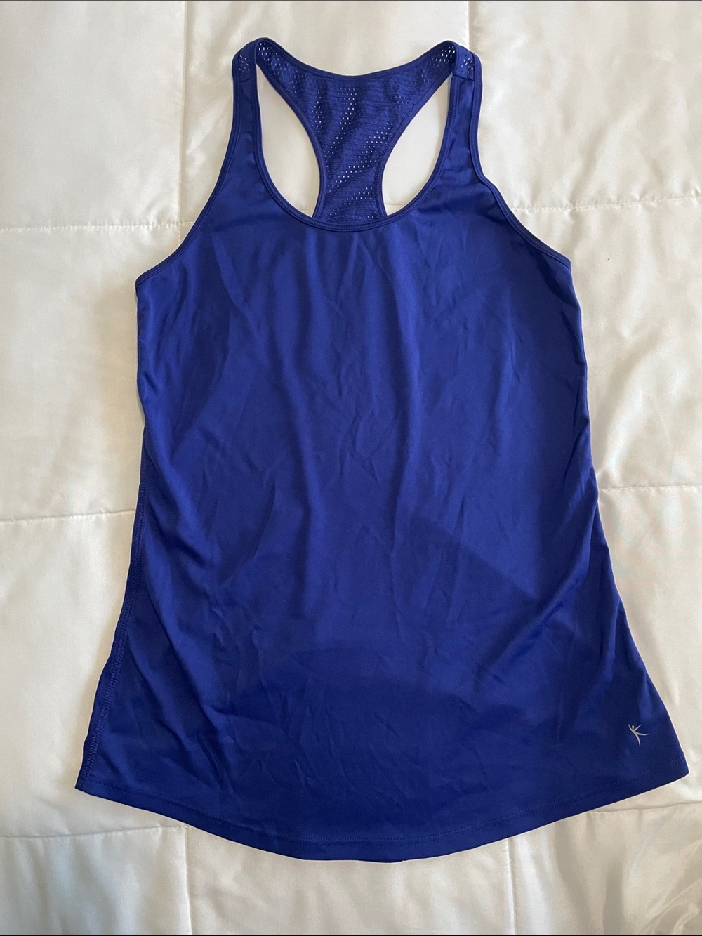 Danskin Now Deep Blue Racerback Tank Top